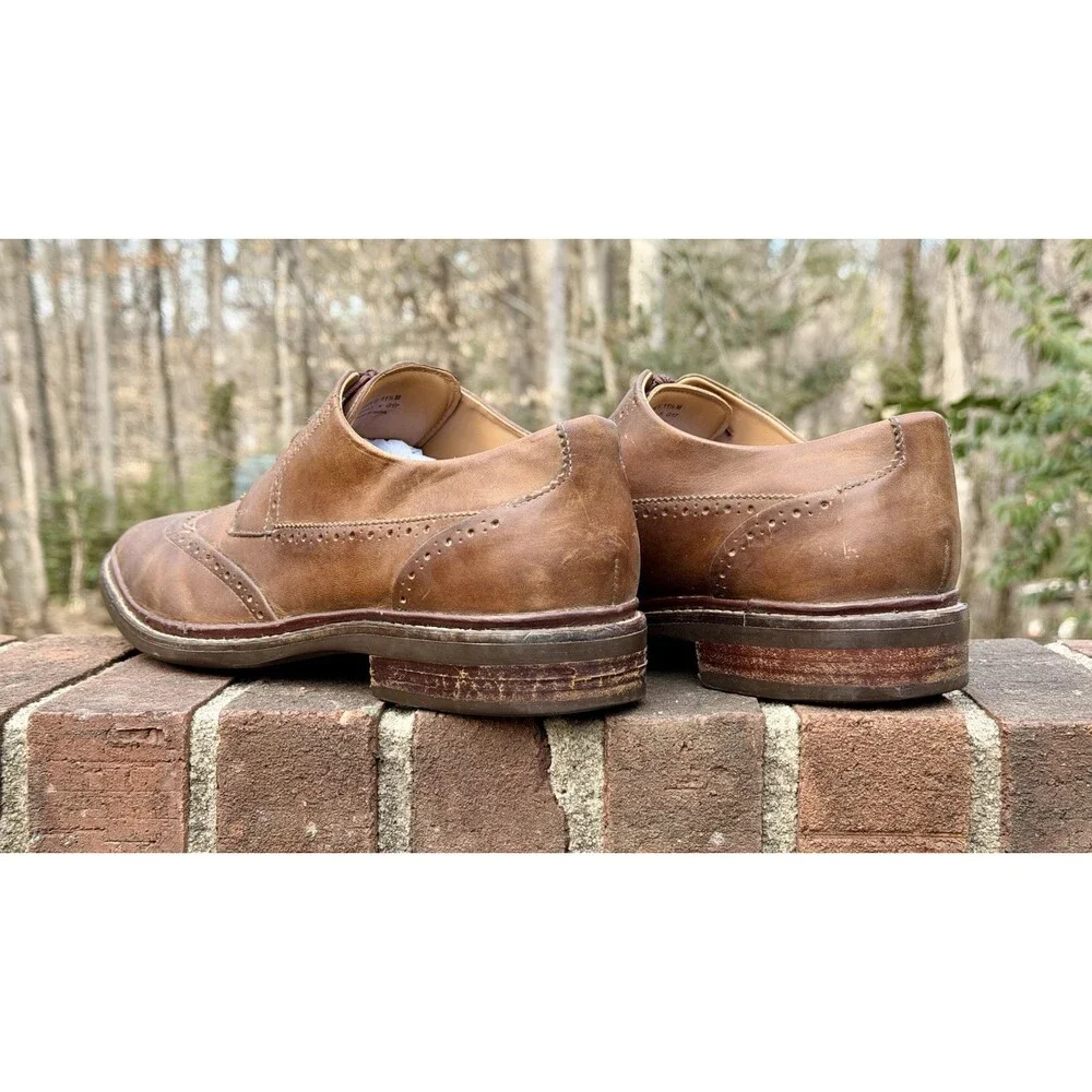 Cole Haan Men's Warren Welt Wingtip Oxford Brown Leather Size 11.5 M